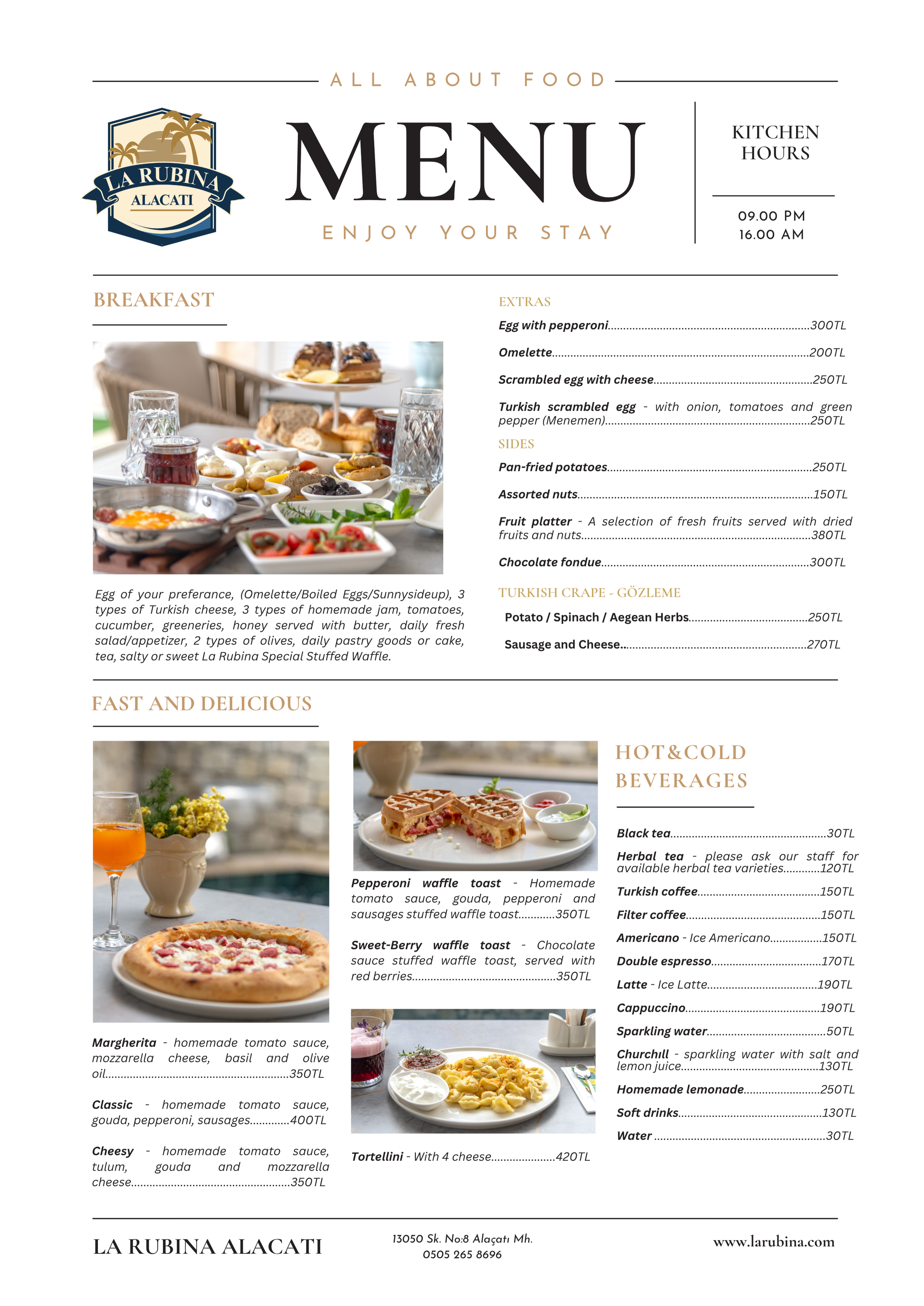 La Rubina Menu 2